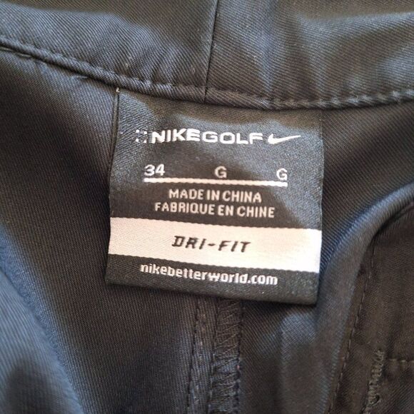 Nike Black golf short‎ size 34 - Picture 3 of 6